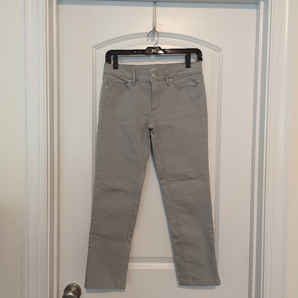 LOFT Gray Jeans